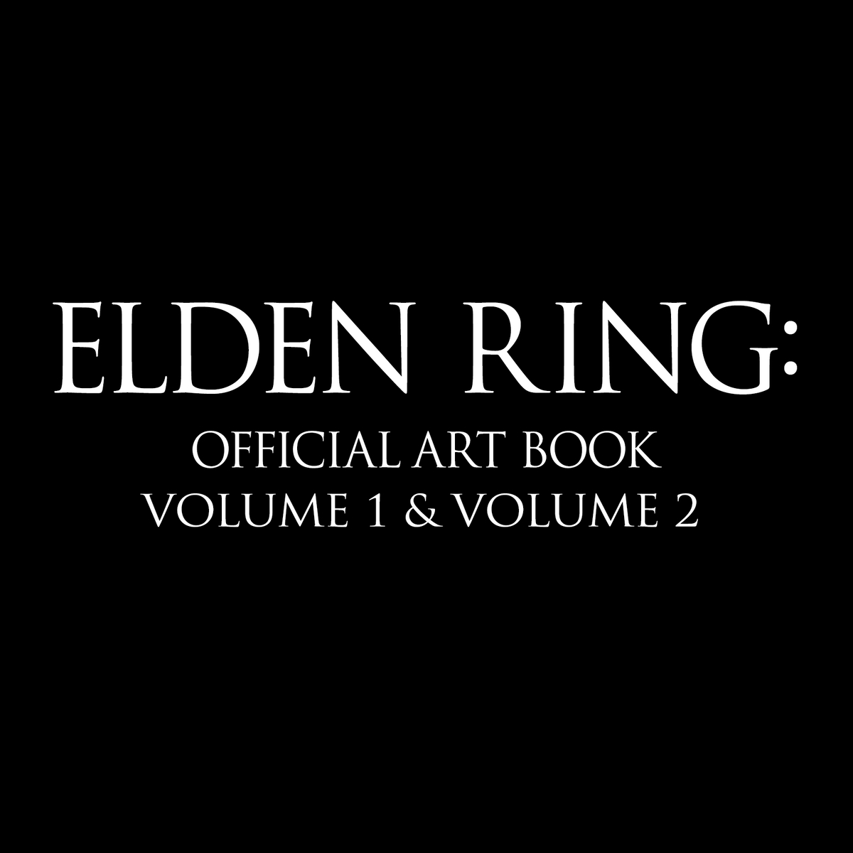 ELDEN RING OFFICIAL ART BOOK Volume I & Volume II set KADOKAWA from Japan