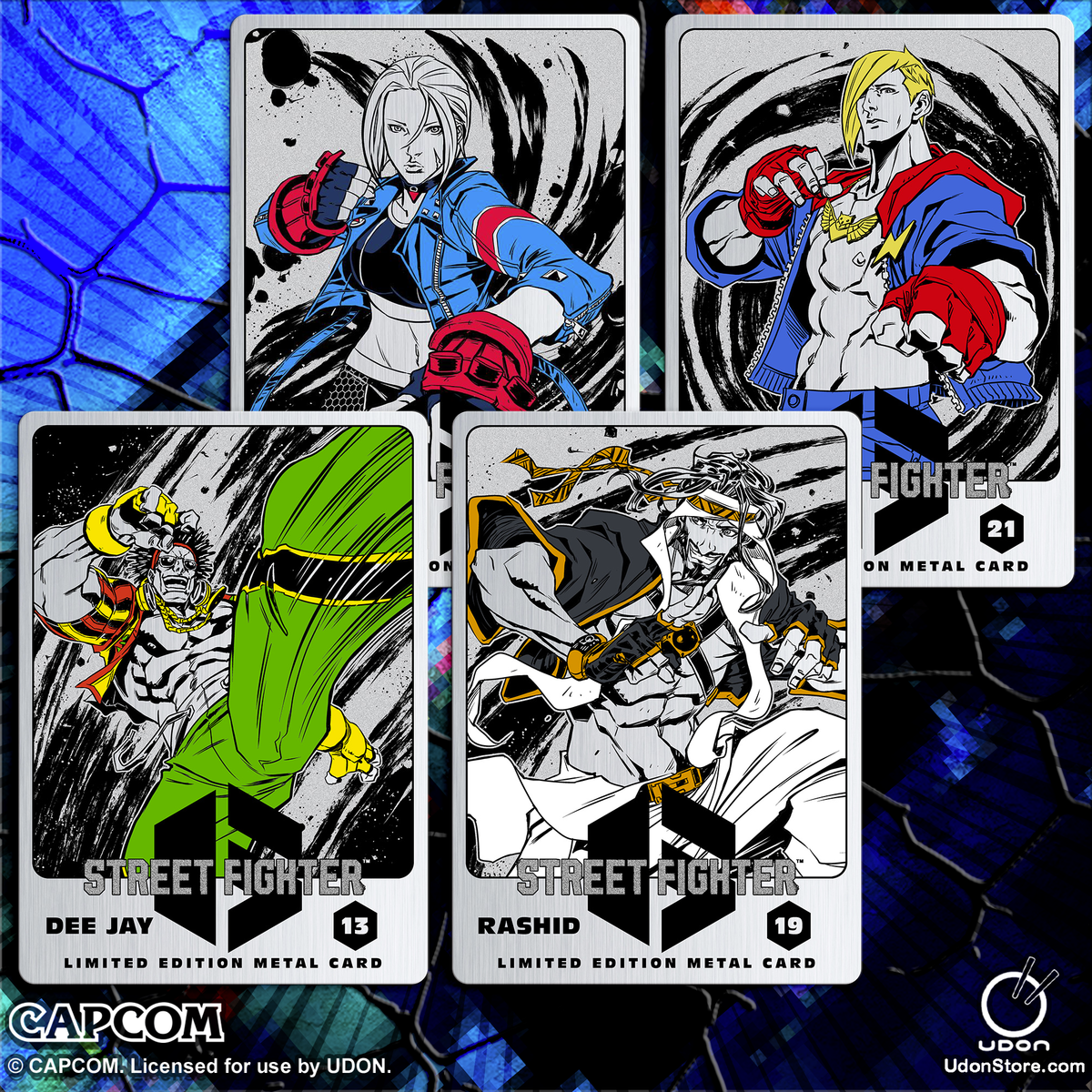 Street Fighter 6 New Challengers Metal Card Set – UDON Entertainment Street Fighter 6 New Challengers Metal Card Set – UDON Entertainment