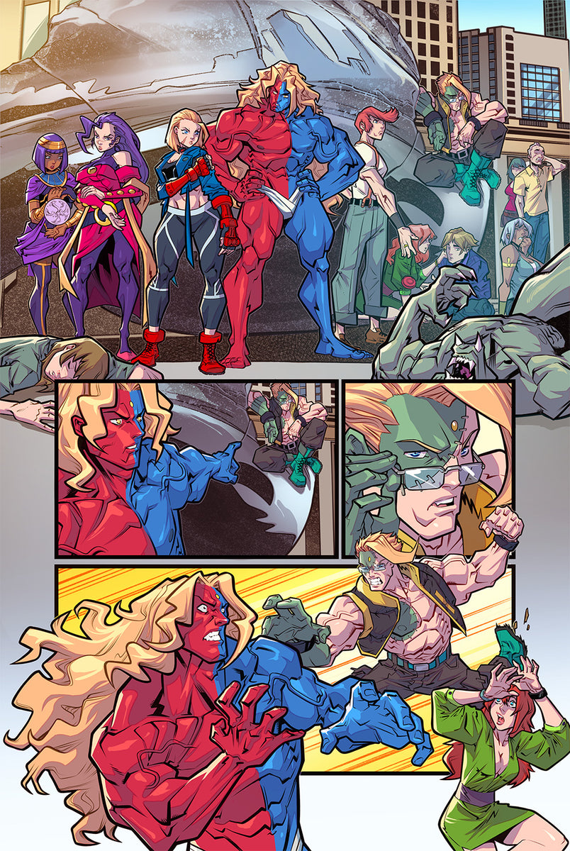 Team Darkstalkers #1 CVR X3 - Tokyo Comic Con 2024 Variant – UDON
