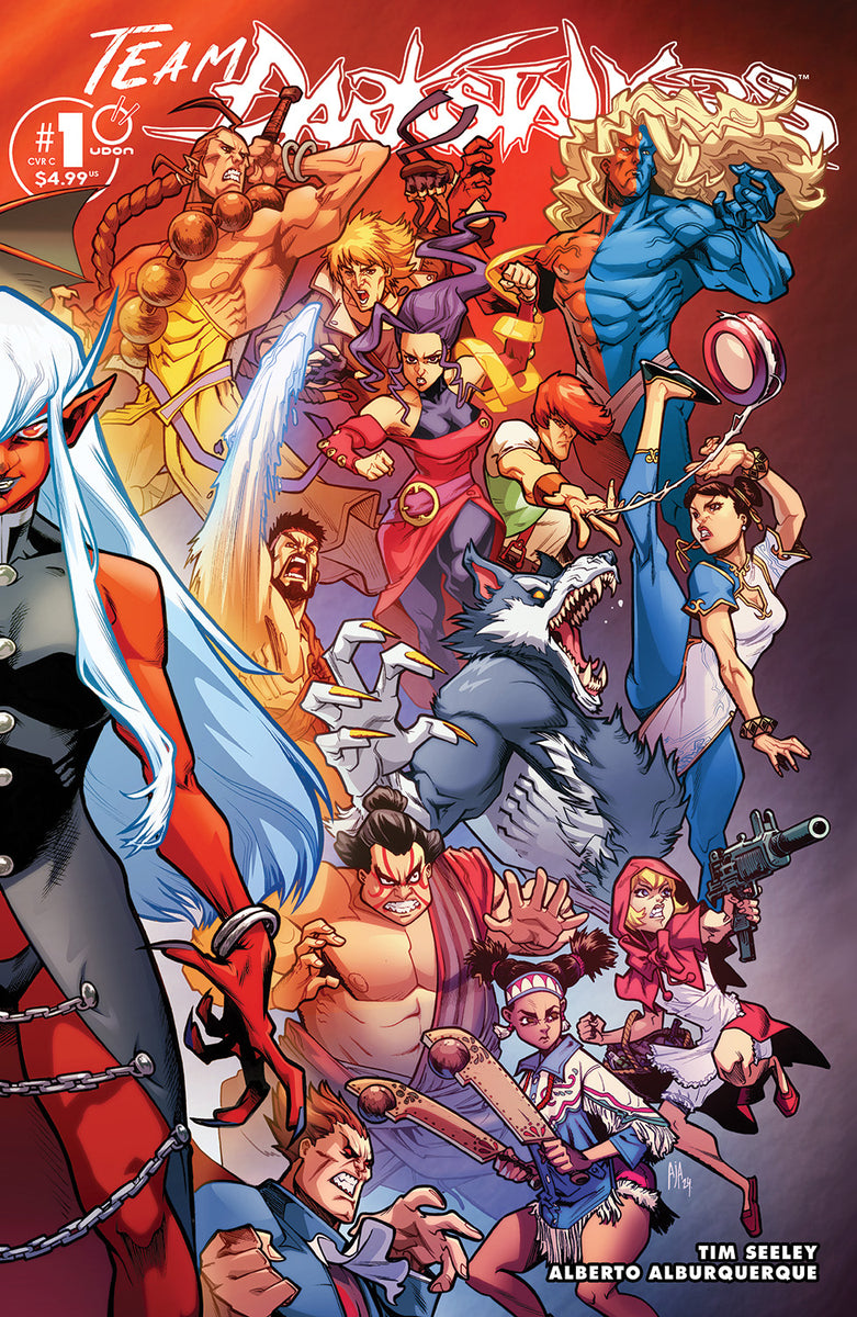 Team Darkstalkers #1 CVR C - Alberto Alburquerque – UDON Entertainment