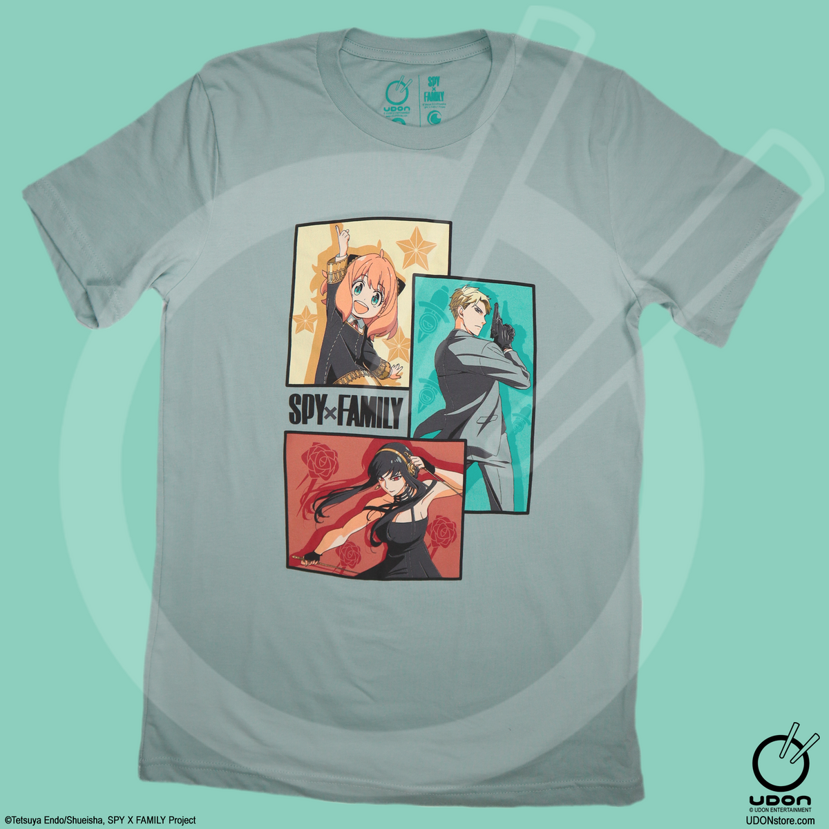 SPY x FAMILY TEE - Family (Twilight Green) – UDON Entertainment