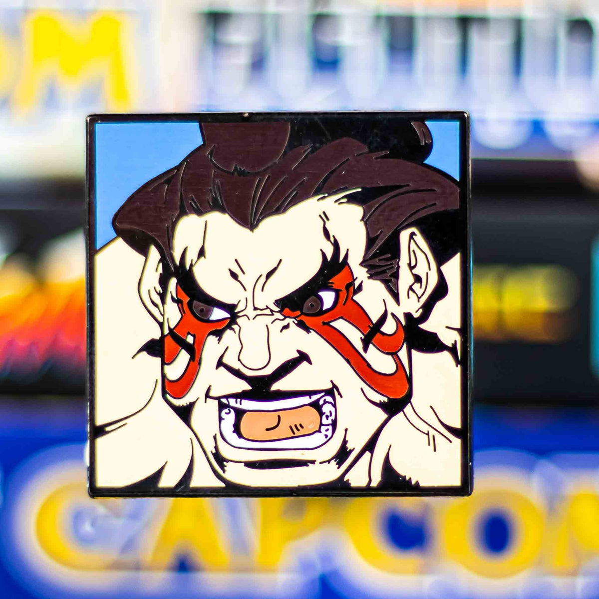 Street Fighter II Blanka Electrified 1.75 Enamel Pin and 