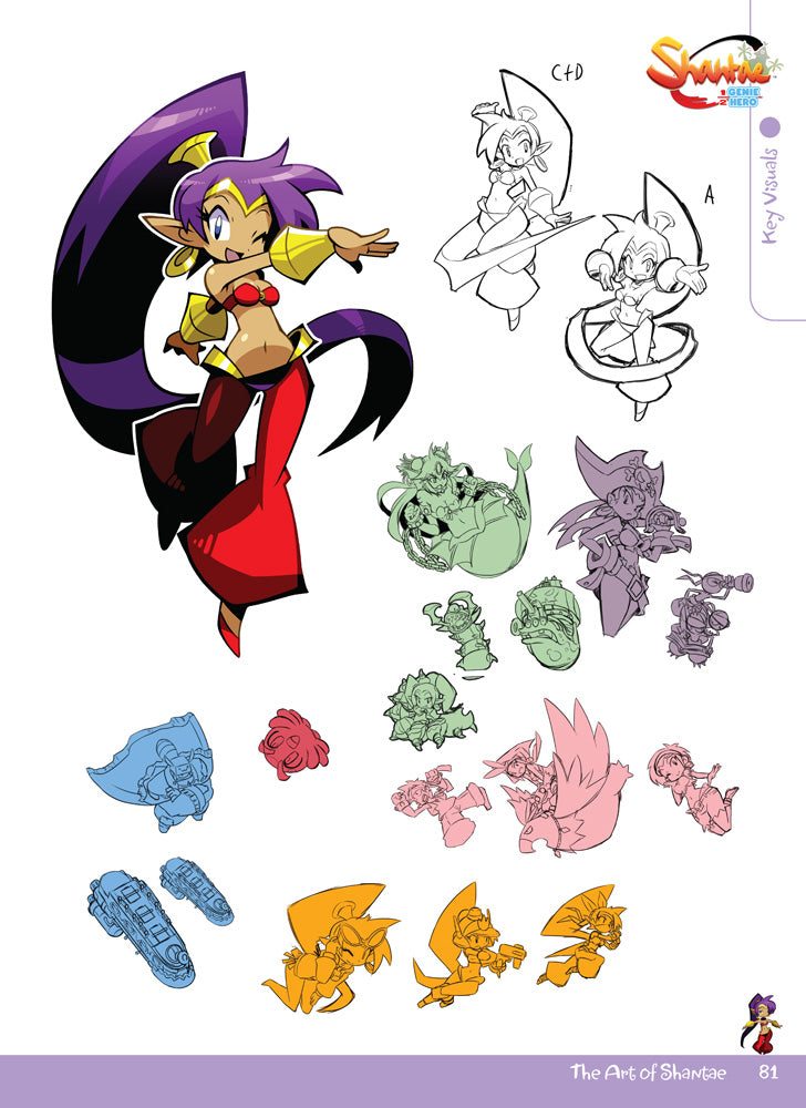 【新品未開封】The Art of Shantae シャンティ イラスト集 The Art of Shantae Hardcover Edition – UDON Entertainment