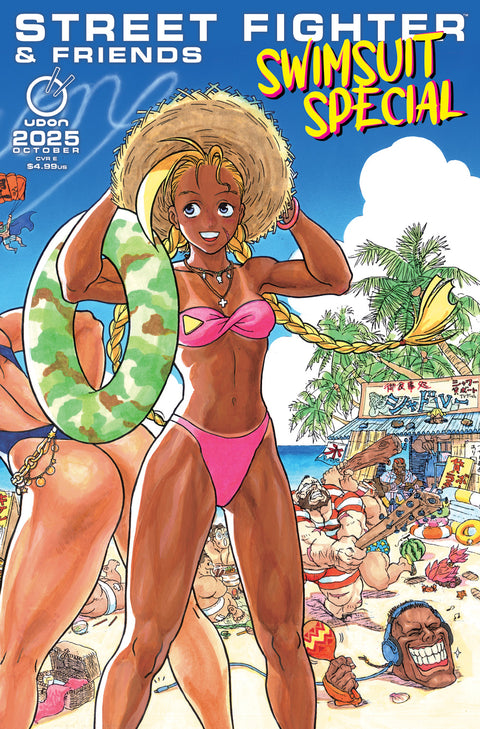 2025 Street Fighter & Friends Swimsuit Special #1 Incentive CVR E - Kinu Kishimura