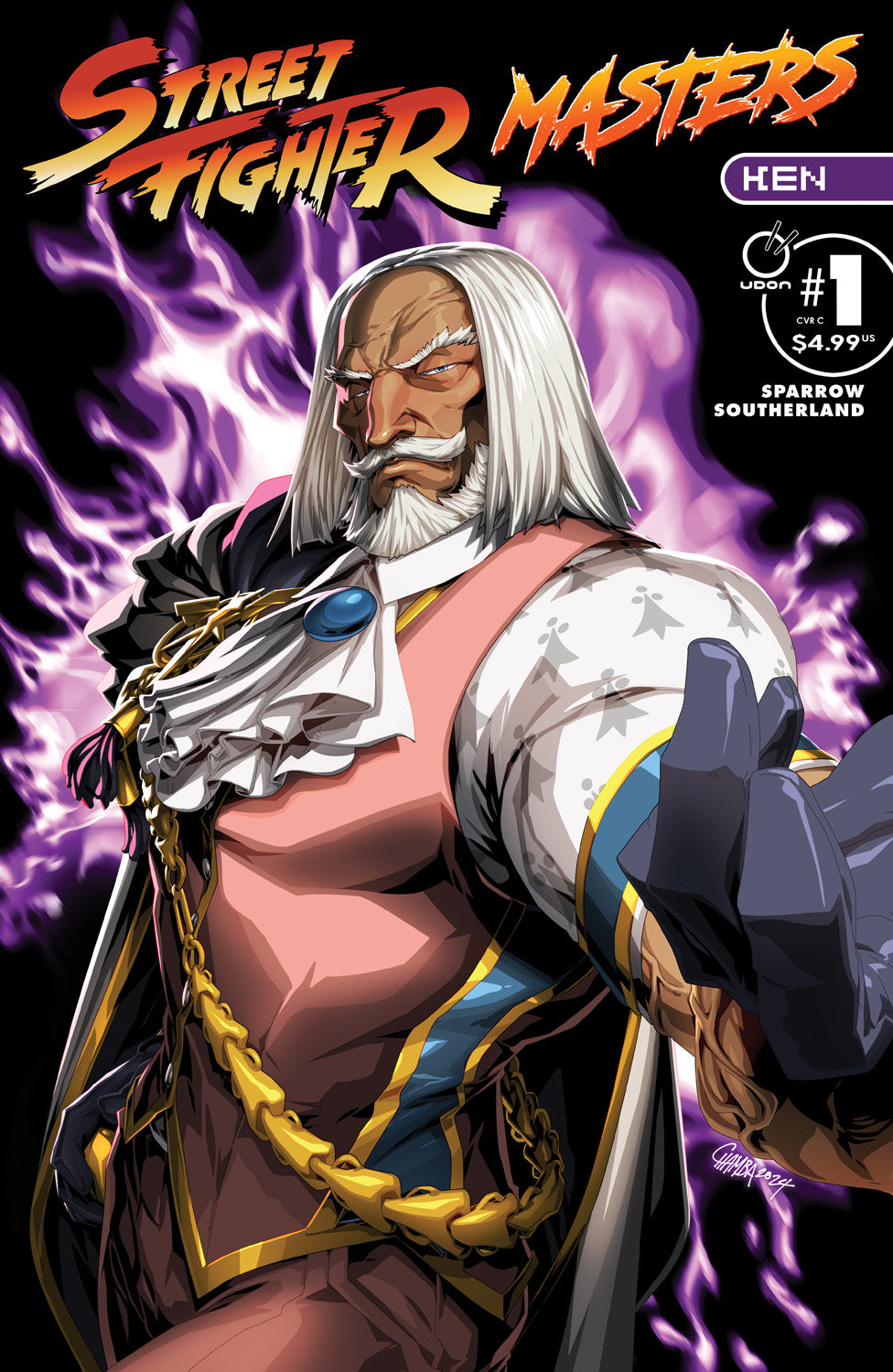 Street Fighter Masters: Ken #1 CVR C - Chamba – UDON Entertainment