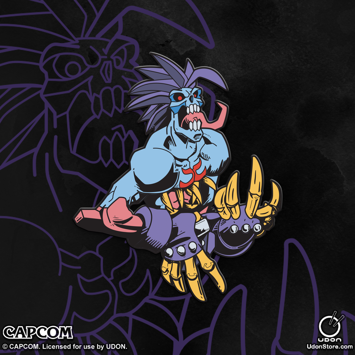 Darkstalkers Bust Pin - Lord Raptor – UDON Entertainment