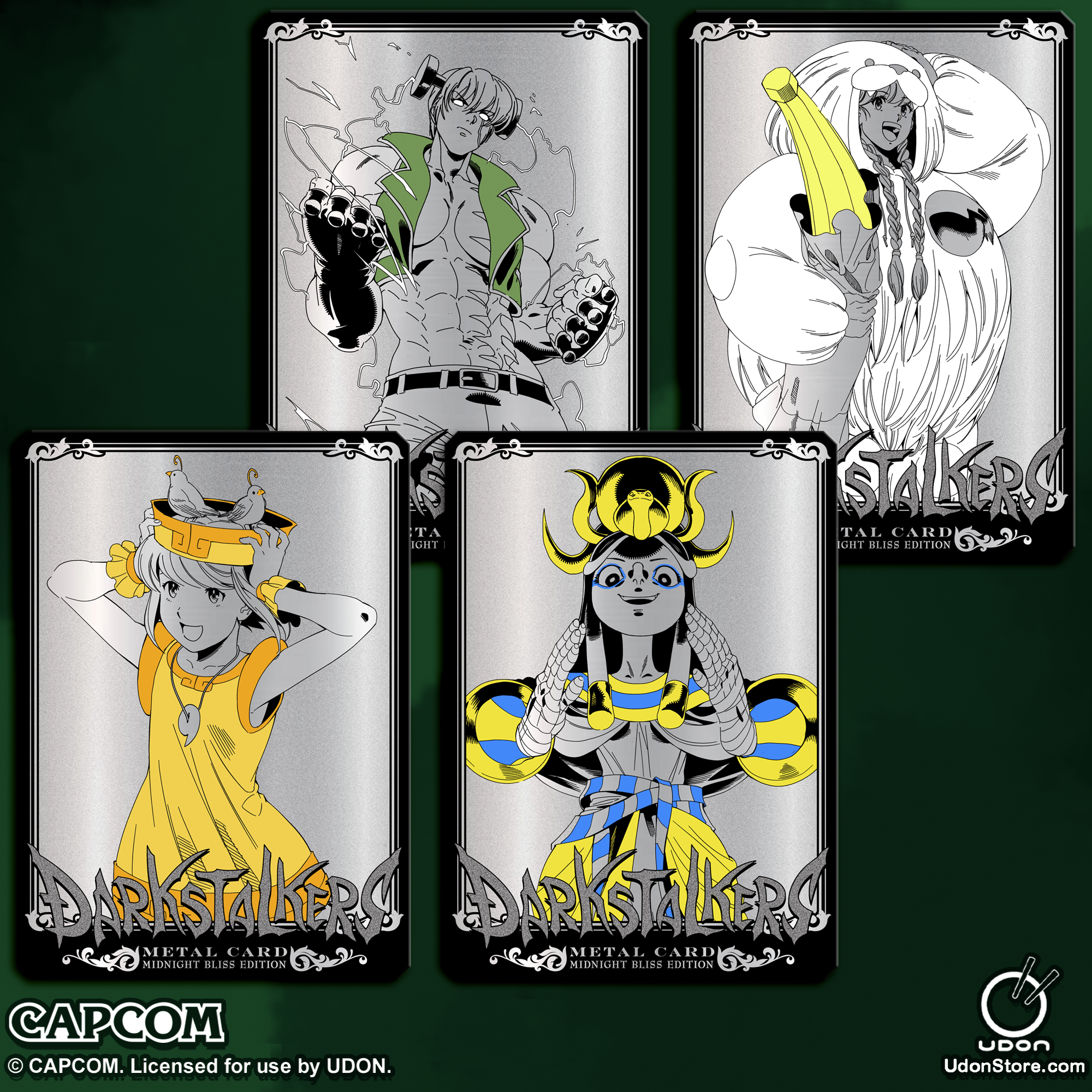 Darkstalkers Midnight Bliss Metal Card Set - Heavy Bliss – UDON