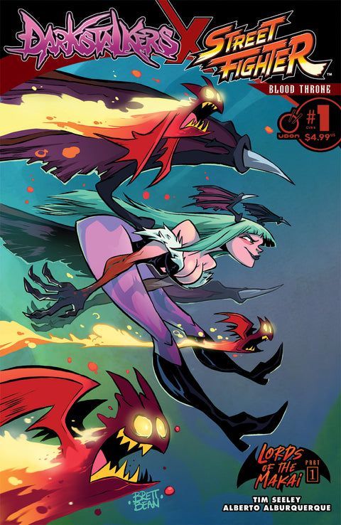 Darkstalkers X Street Fighter: Blood Throne #1 CVR B - Brett Bean