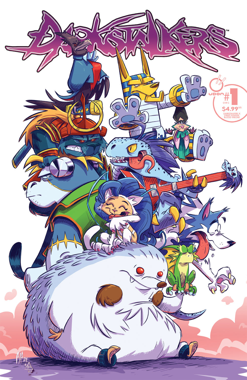 Darkstalkers X Street Fighter: Blood Throne #1 CVR C - Dax Gordine