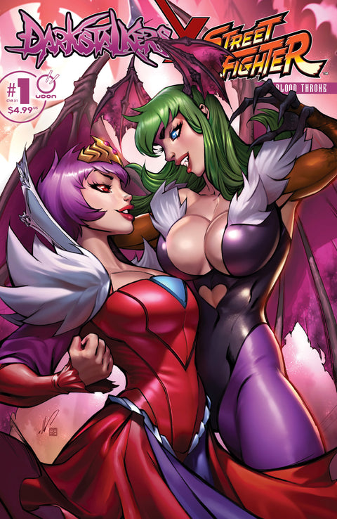 Darkstalkers X Street Fighter: Blood Throne #1 CVR X1 - Alé Garza