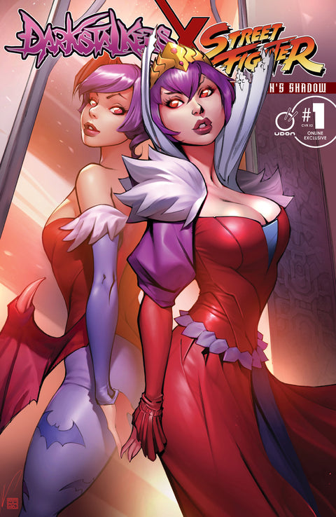 Darkstalkers X Street Fighter: Queen's Shadow #1 CVR X2 - Ale Garza