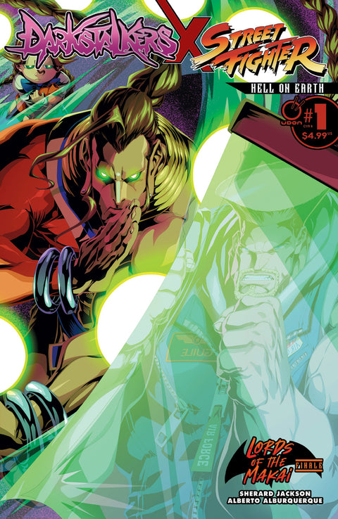 Darkstalkers X Street Fighter: Hell on Earth #1 CVR B - Jeffrey "Chamba" Cruz
