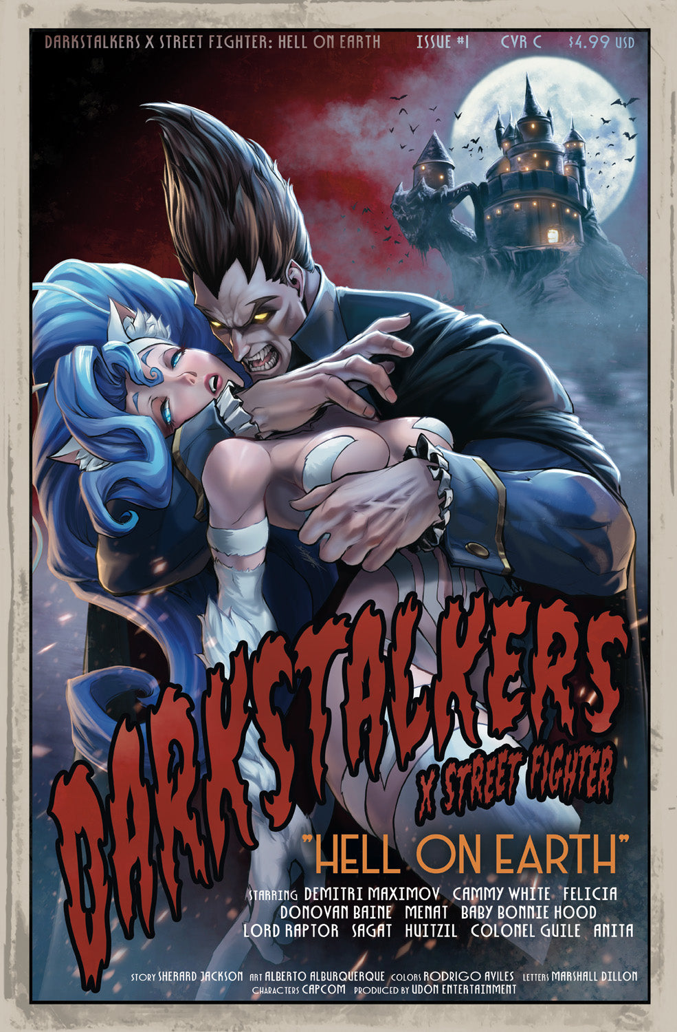 Darkstalkers X Street Fighter: Hell on Earth #1 CVR C - Drax Gal