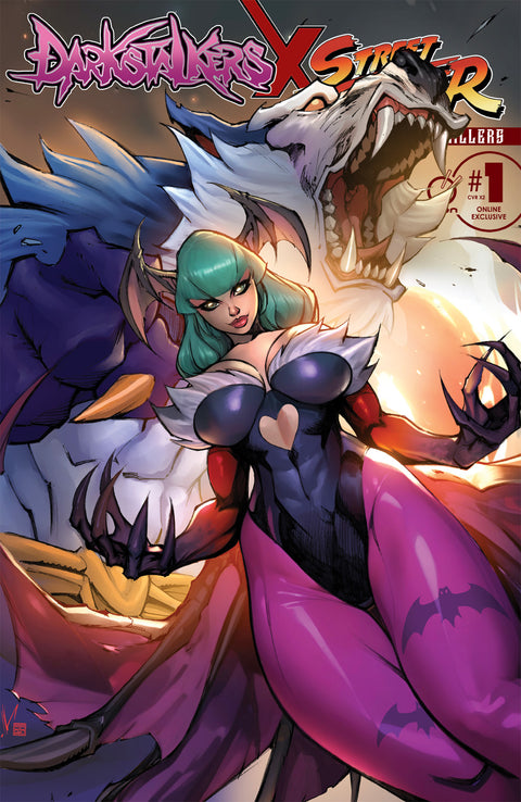 Darkstalkers X Street Fighter: Hunter Killers #1 CVR X2 - Ale Garza