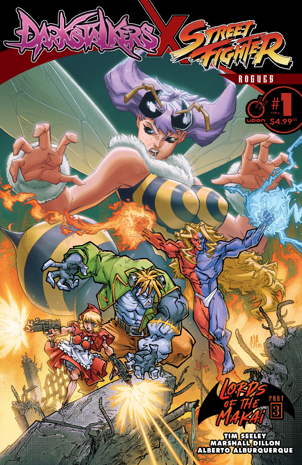Darkstalkers X Street Fighter: Rogues #1 CVR A - Alberto