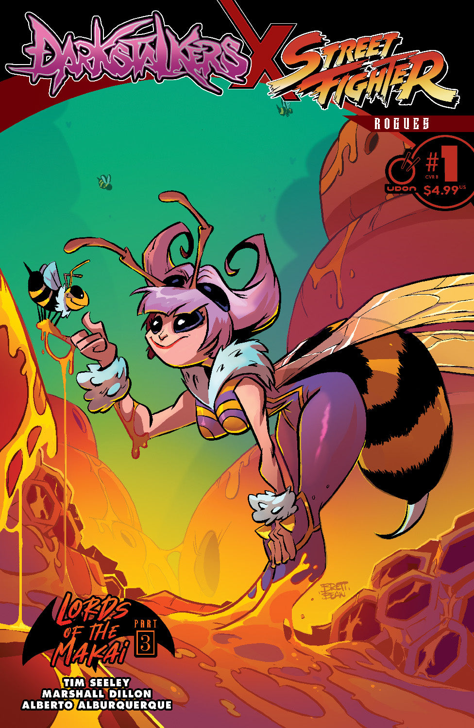 Darkstalkers X Street Fighter: Rogues #1 CVR B - Brett Bean – UDON