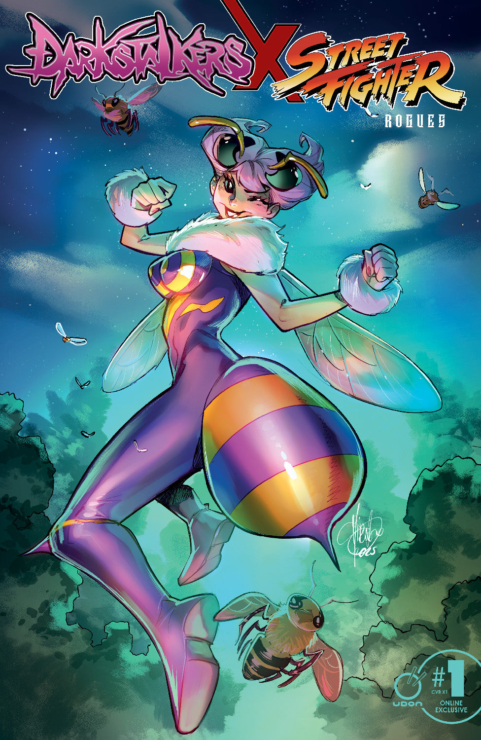 LES MAITRES REVEURS ポール・ギョンSFコミックス Darkstalkers X Street Fighter: Rogues #1 - CVR X1 - Mirka Andolfo