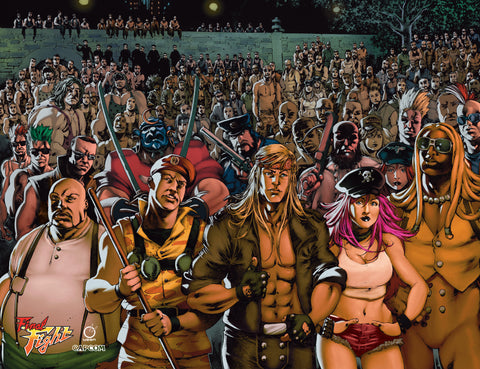 Final Fight #4 - CVR X3 - Wraparound by Matthew Weldon