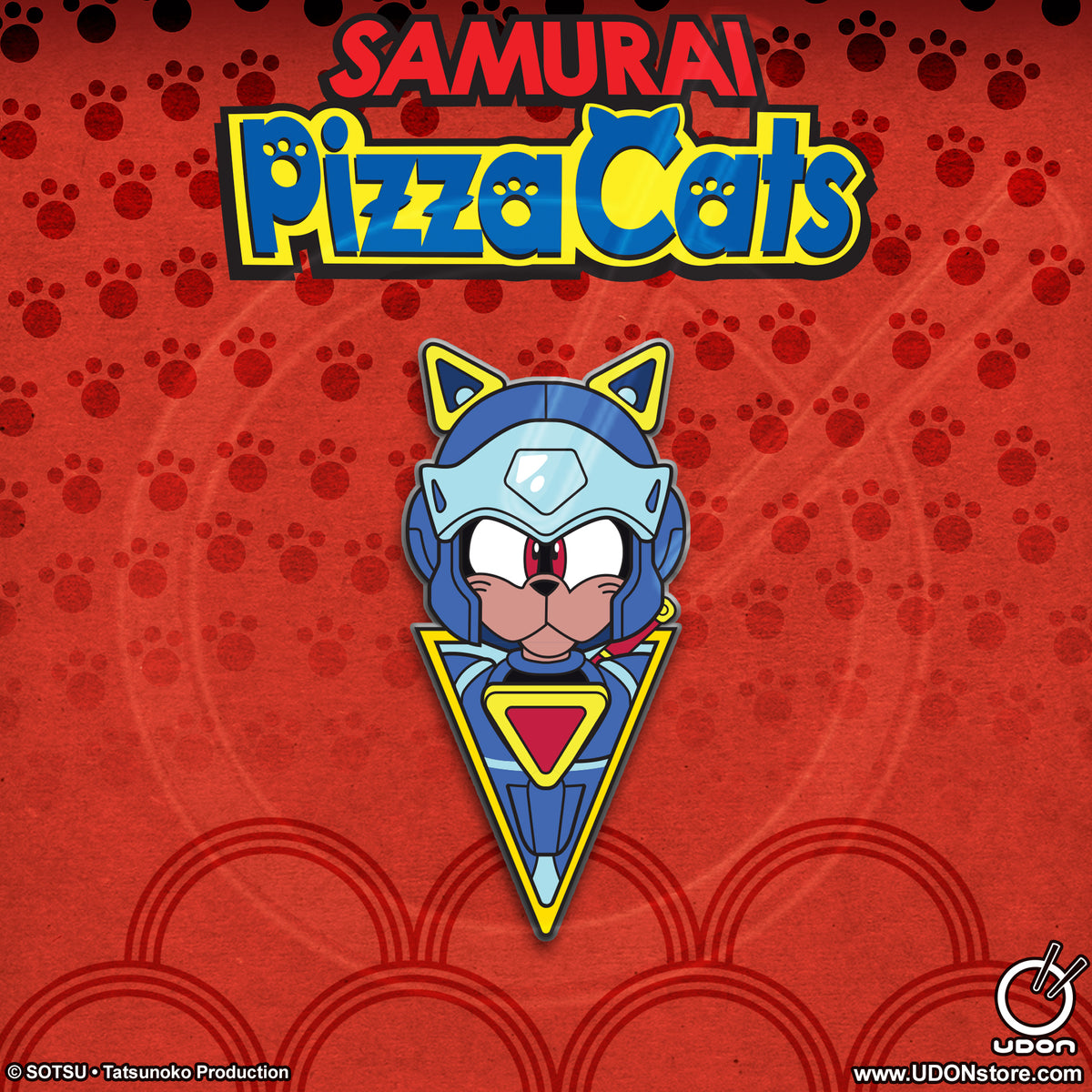 Samurai Pizza Cats - Guido Anchovy Collectible Pin – UDON Entertainment
