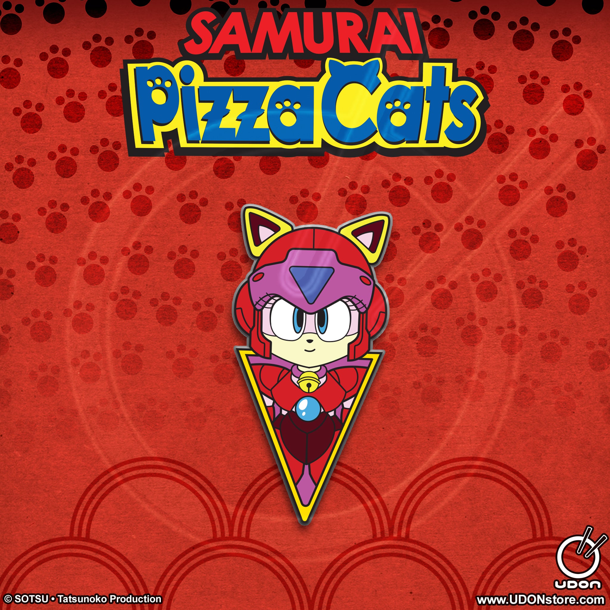 Samurai Pizza Cats - Polly Esther Collectible Pin – UDON Entertainment