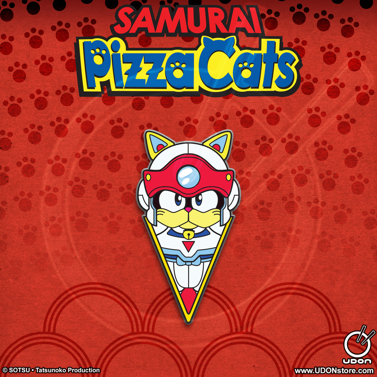 Samurai Pizza Cats - Speedy Cerviche Collectible Pin – UDON Entertainment