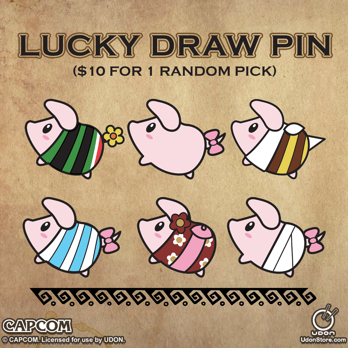 Monster Hunter Poogie Pins - Lucky Draw 2 Pack – UDON Entertainment