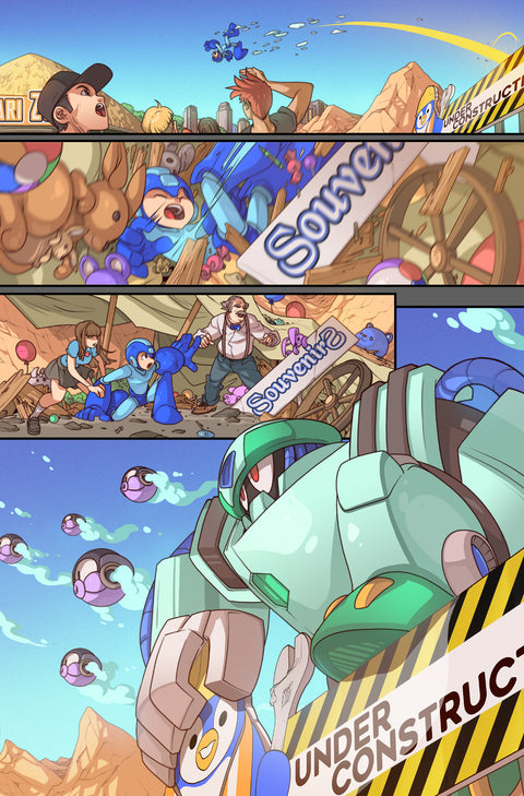 Mega Man #0 - UDON Store Exclusive Cover by Chamba