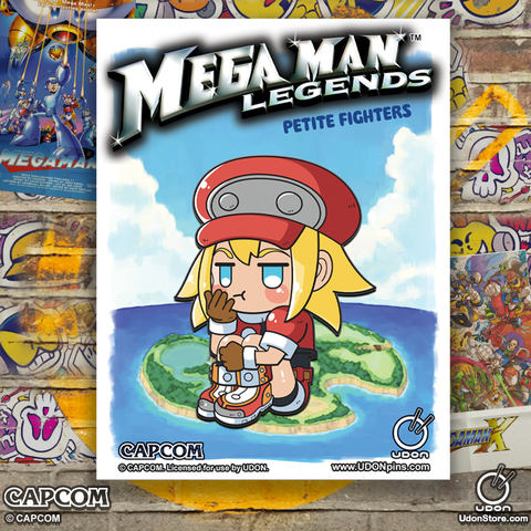 Mega Man Legends - Petite Fighter Roll Caskett Collectible Pin