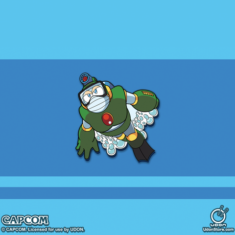 Mega Man Robot Masters Collector's Pin -Bubble Man