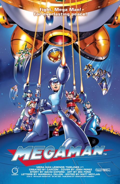 Mega Man Legends Timelines #1 Incentive CVR D - Josh Perez