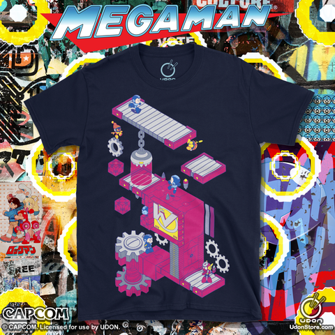Mega Man Isometric Level Tee
