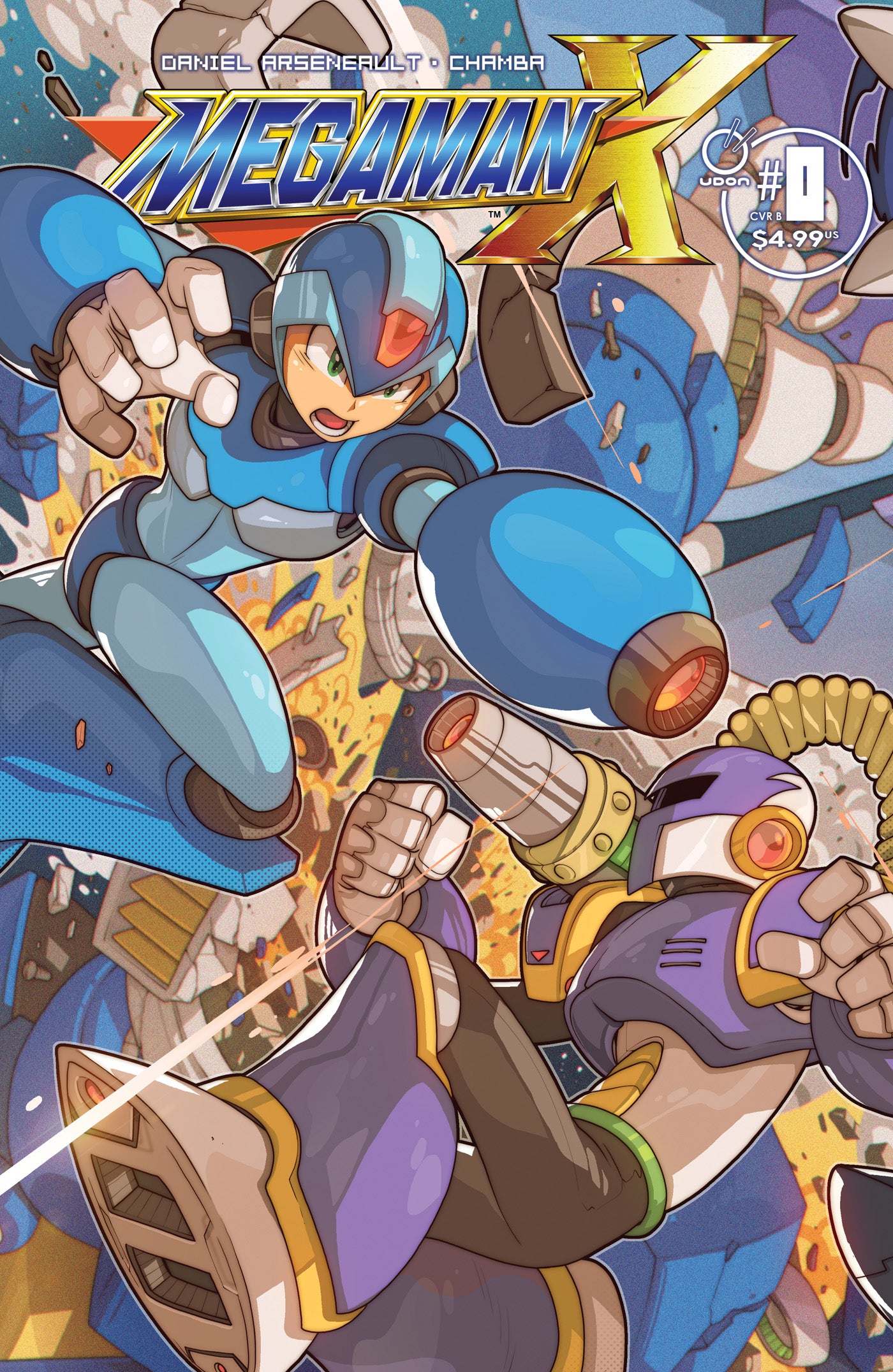 Mega Man X #0 CVR B - Edwin Huang – UDON Entertainment