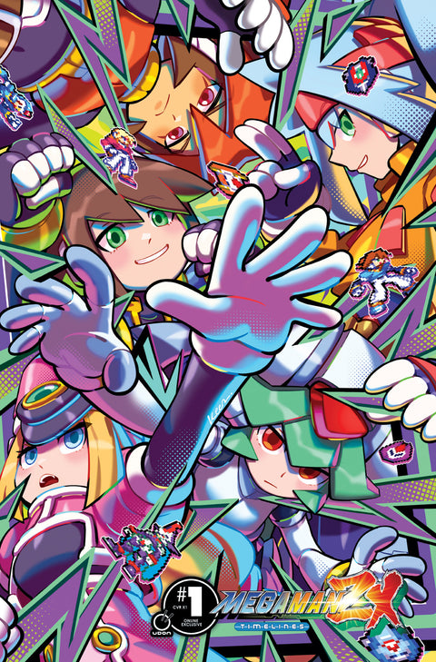Mega Man ZX Timelines #1 CVR X1 - Keenbiscuit ZX Girls