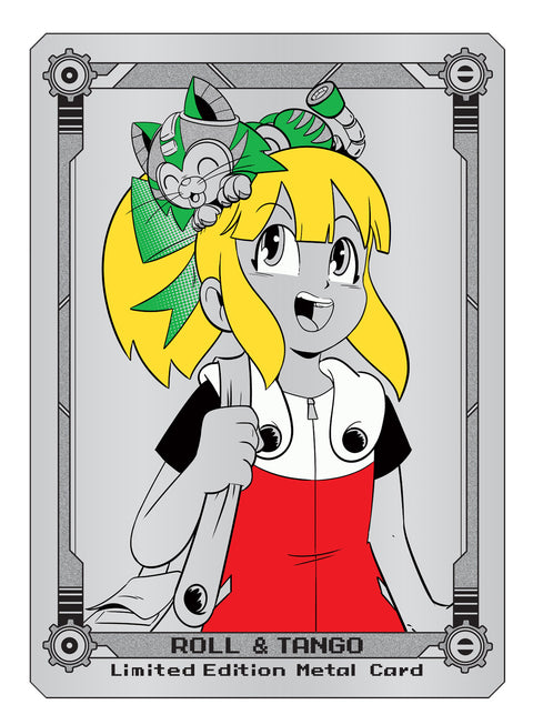 Mega Man: Gear Masters #1 CVR X1 - Roll Fashion by Keenbiscuit + Metal Card