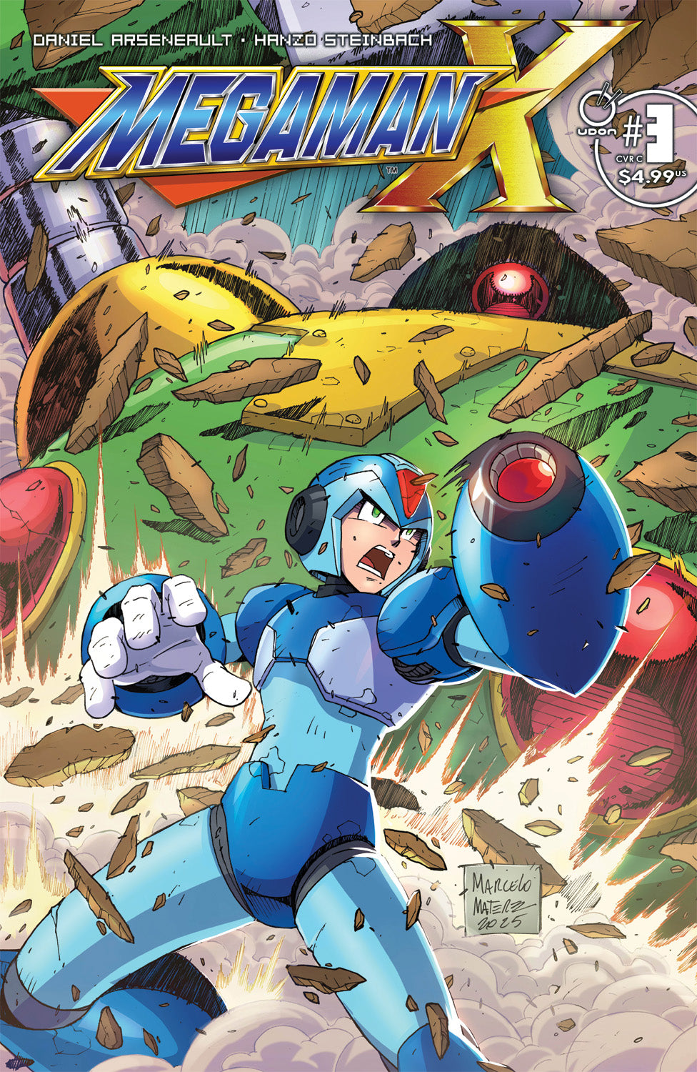 Mega Man X #3 CVR C - Marcelo Matere – UDON Entertainment