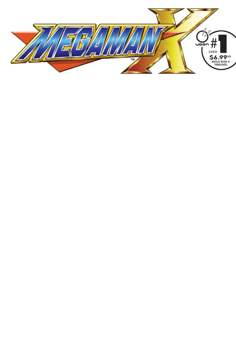 Mega Man X Timelines #1 CVR D - Blank Sketch Cover