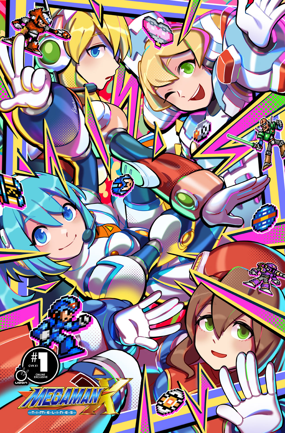 Mega Man X Timelines #1 CVR X1 - Keenbiscuit X Girls – UDON