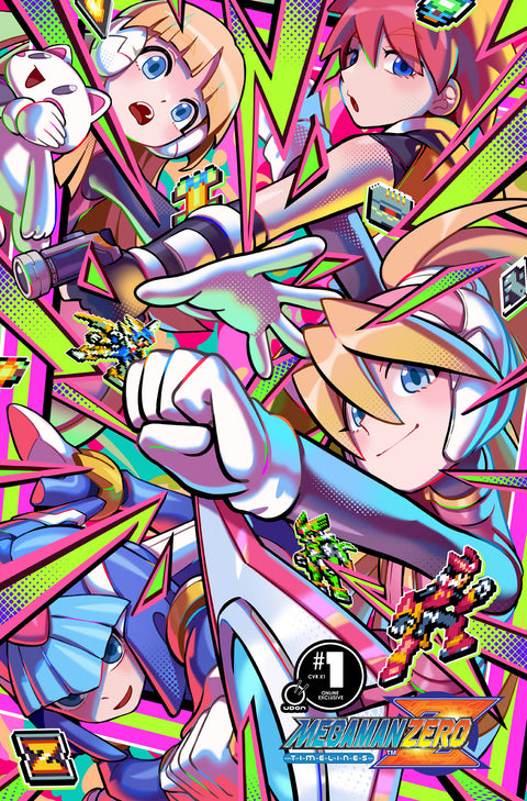 Mega Man Zero Timelines #1 CVR X1 - Keenbiscuit Zero Girls