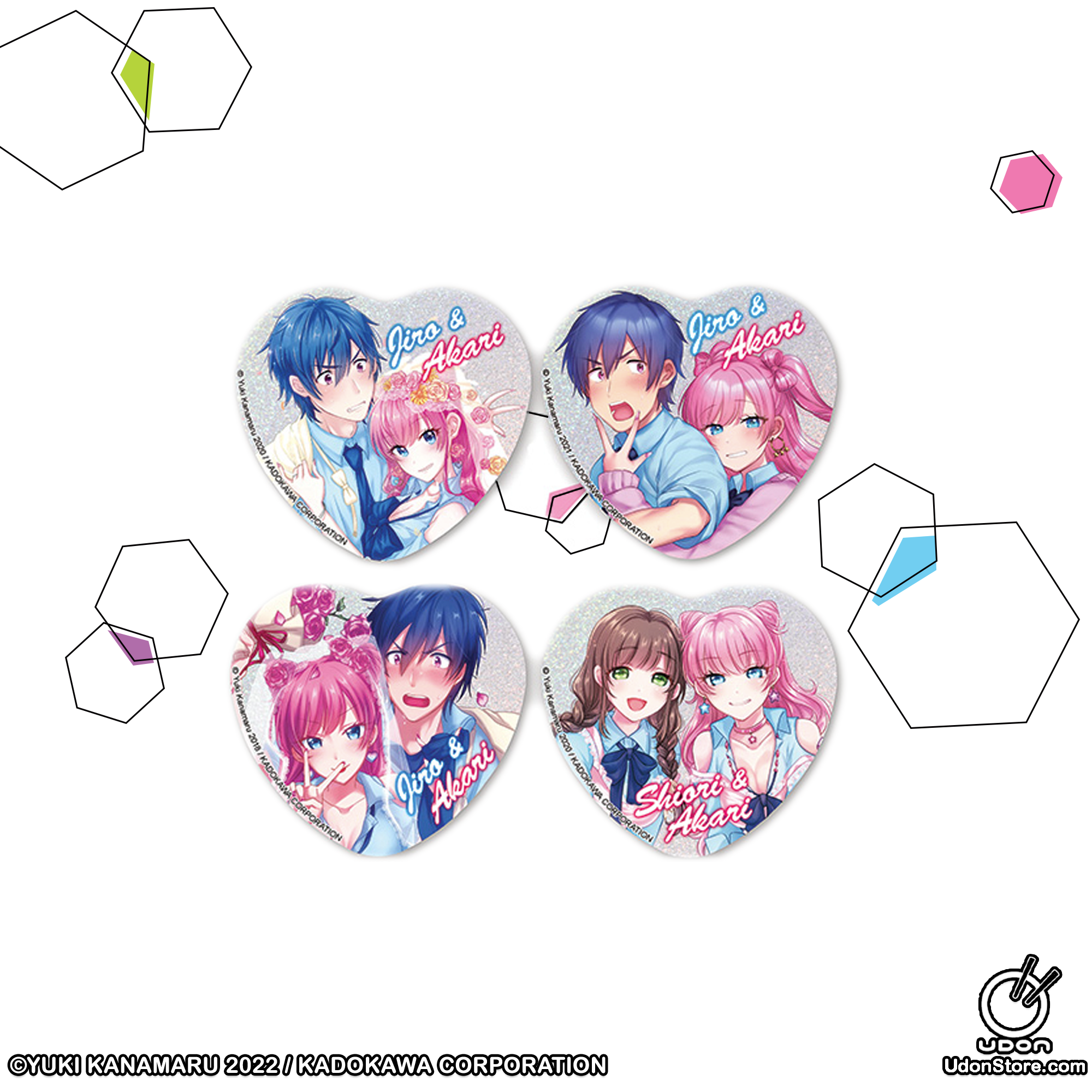 More than a Married Couple, but Not Lovers. Heart-Shaped Can Badge