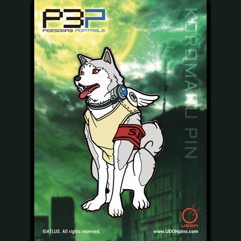Persona 3 Koromaru Mascot Jumbo Pin