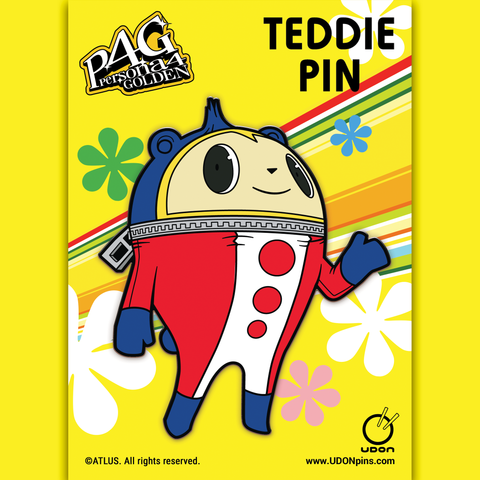 Persona 4 Teddie Mascot Jumbo Pin
