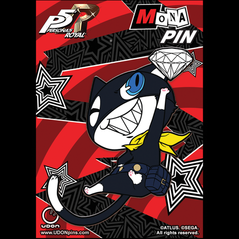 Persona 5 Mona Mascot Jumbo Pin