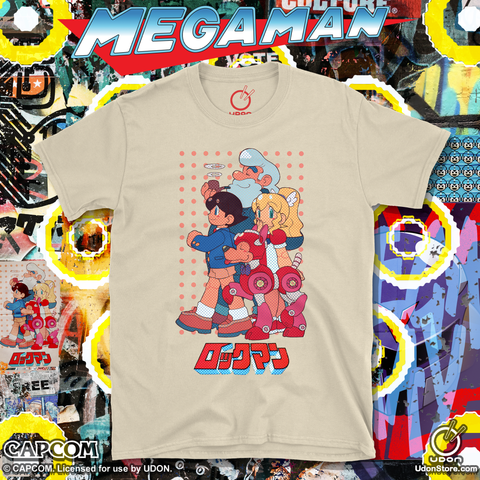 Mega Man Rock & Roll Retro Tee