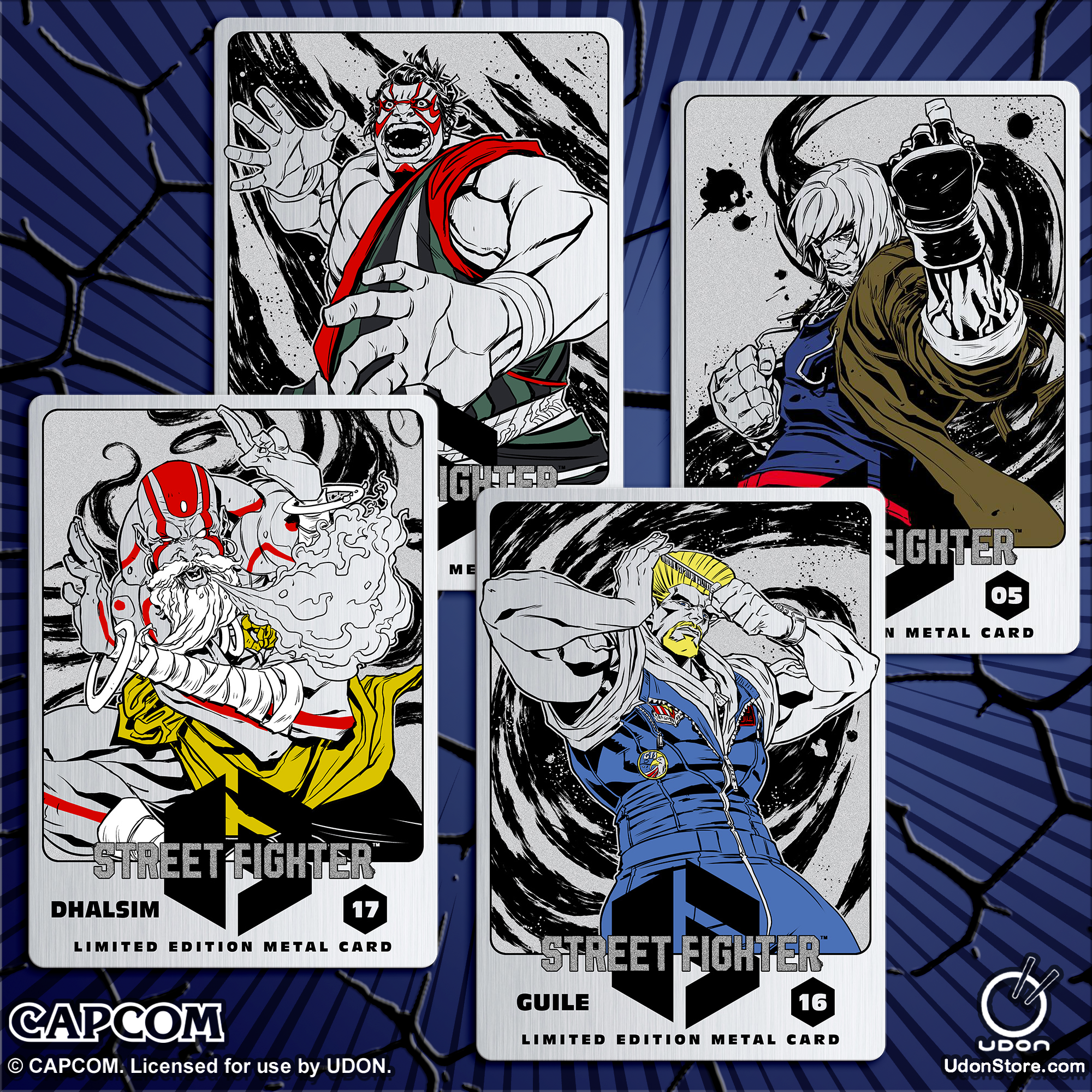 Street Fighter 6: ROUND 2, FIGHT! Metal Card Set – UDON Entertainment