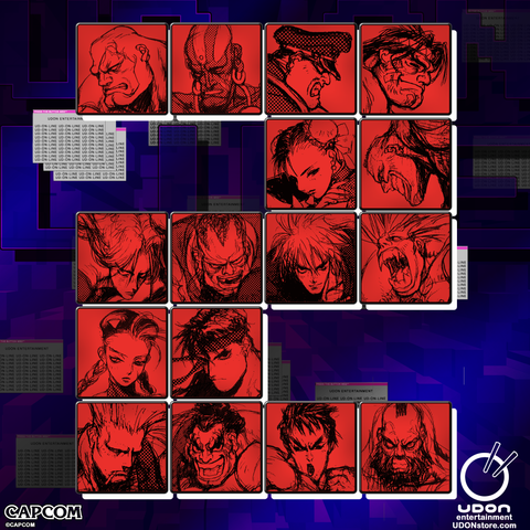 Street Fighter Masters Round Two - Lucky Draw Pin Series