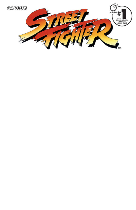 Street Fighter Masters: Game Gals #1 - CVR C - Blank Sketch Cover