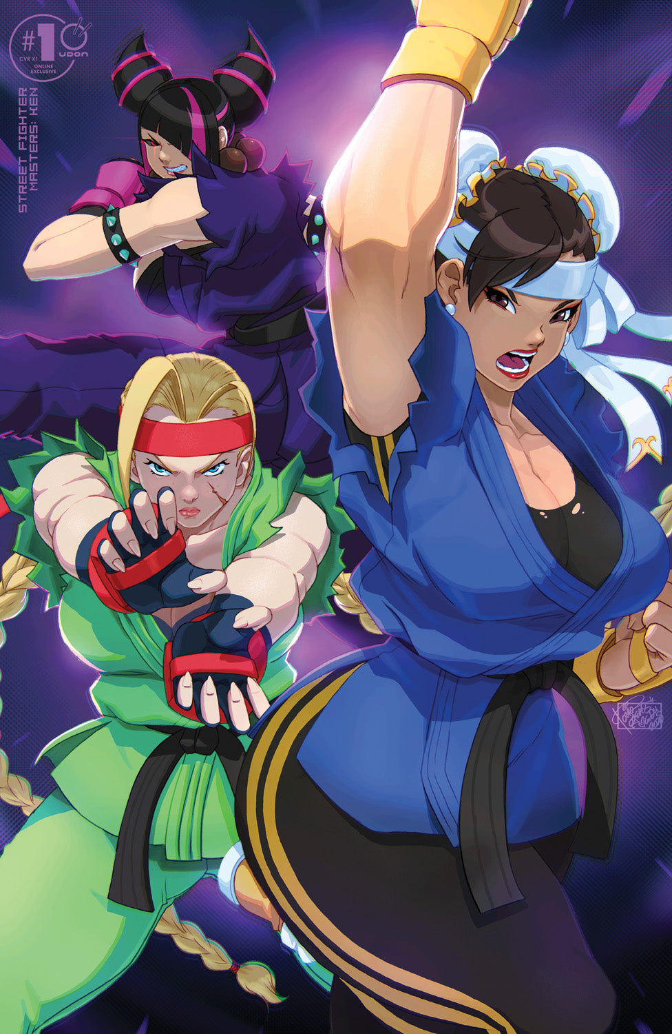 アメコミ STREET FIGHTER MASTERS: KEN #1 Street Fighter Masters: Ken #1 CVR X1 - Gi Girls by Tovio Rogers