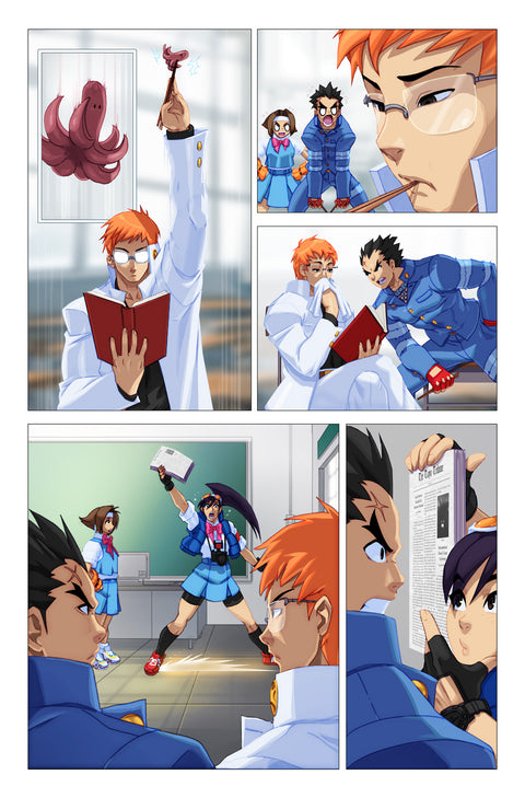 Street Fighter VS Rival Schools #1 - UDON Store Exclusive Cover by Quasimodox