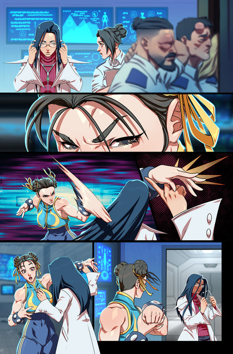 Street Fighter VS Rival Schools #1 - UDON Store Exclusive Cover by Quasimodox