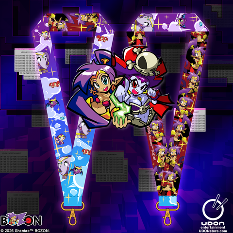 Shantae & Risky Boots Lanyard & Pin Set